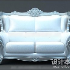 高档的沙发3d模型下载