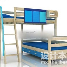 公寓床3d模型下载