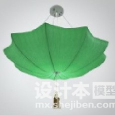 伞形吊灯3d模型下载