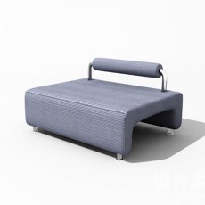 沙发凳3d模型下载