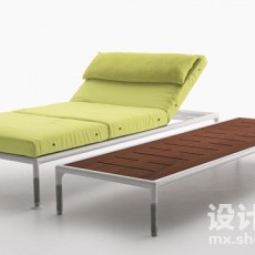 躺椅3d模型下载