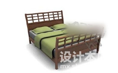 床3d模型下载
