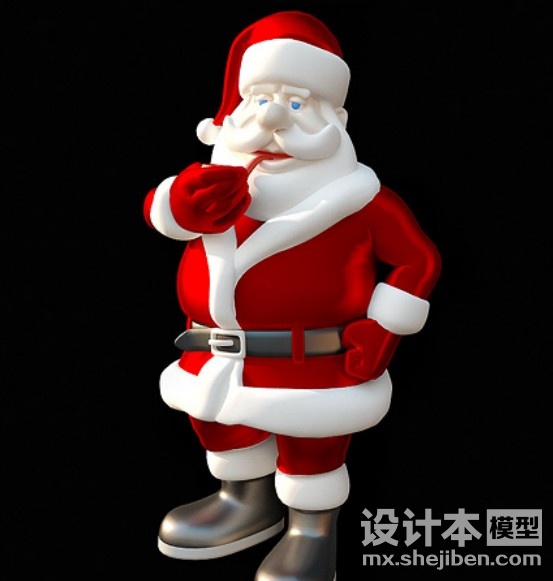 圣诞老人3d模型下载