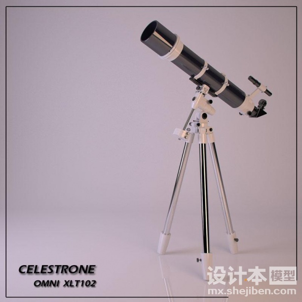 天文望眼镜3d模型下载