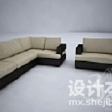 沙发组合3d模型下载