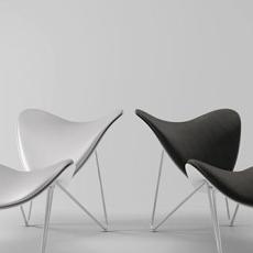 现代创意座椅3d模型下载
