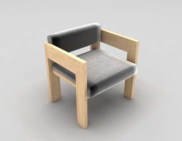 木质家居椅3d模型推荐