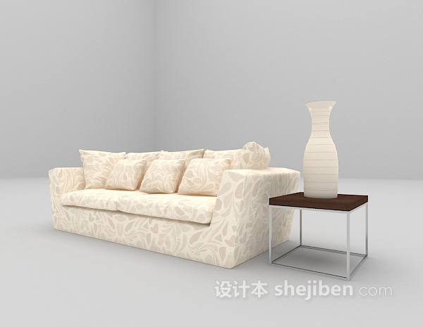 免费长形沙发3d模型下载