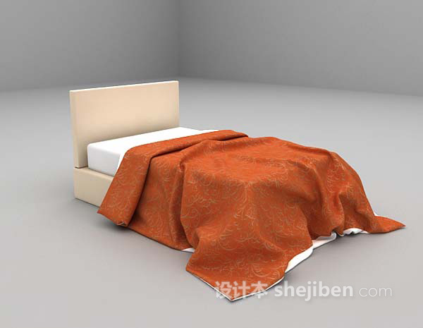 现代风格现代双人床大全3d模型下载