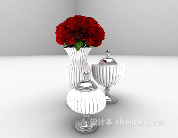 东南亚风格东南亚风格花瓶3d模型下载