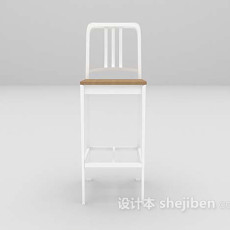 高脚吧台椅3d模型下载