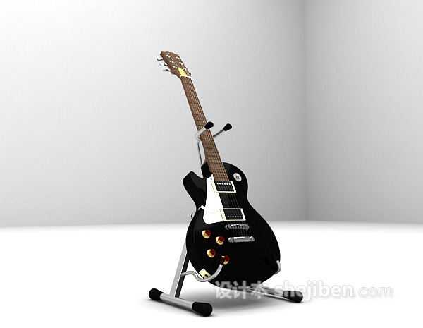 免费吉他3d模型下载