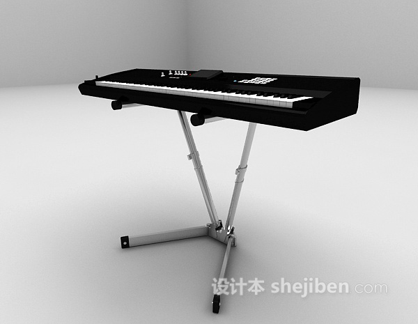 免费电子琴3d模型下载