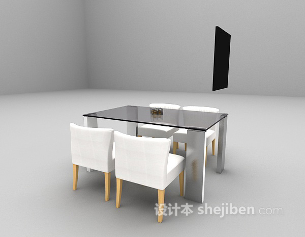 免费木质桌椅3d模型下载