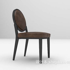 黑色家居椅免费3d模型下载