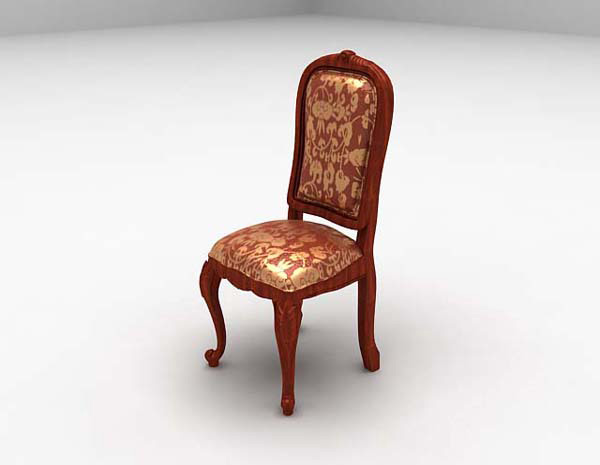 免费棕色家居椅欣赏3d模型下载