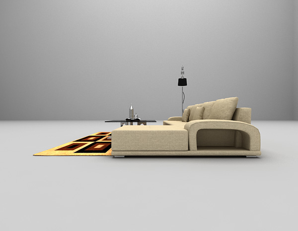 设计本现代风格沙发3d模型下载