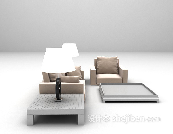 其它组合沙发推荐3d模型下载