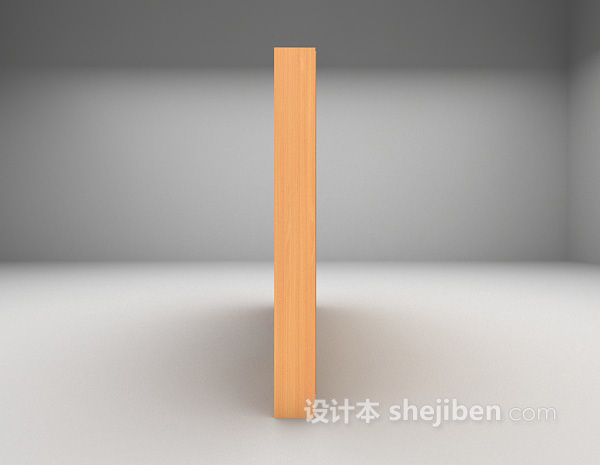 设计本木质书柜推荐3d模型下载
