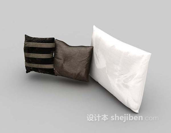 设计本枕头3d模型下载