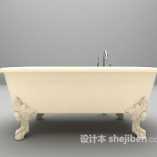 带水浴缸3d模型下载