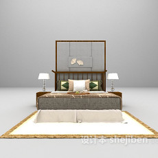 床具3d模型下载
