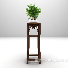 装饰植物3d模型下载