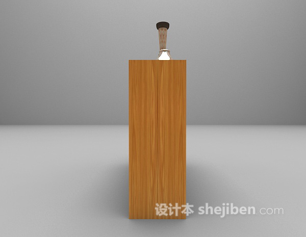 设计本木质橱柜3d模型下载