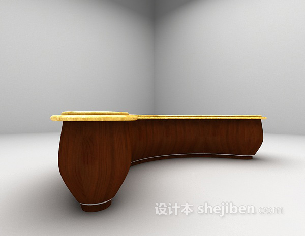 设计本欧式个性凳子3d模型下载
