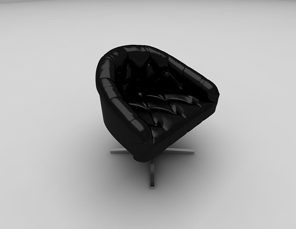 现代风格皮质办公椅3d模型下载