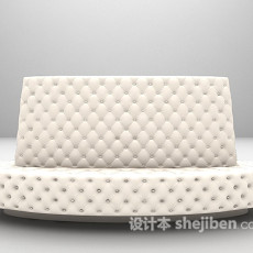 圆形沙发3d模型下载