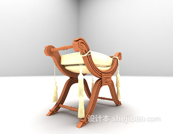 欧式风格欧式家居椅3d模型下载
