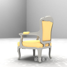 休闲椅max3d模型下载