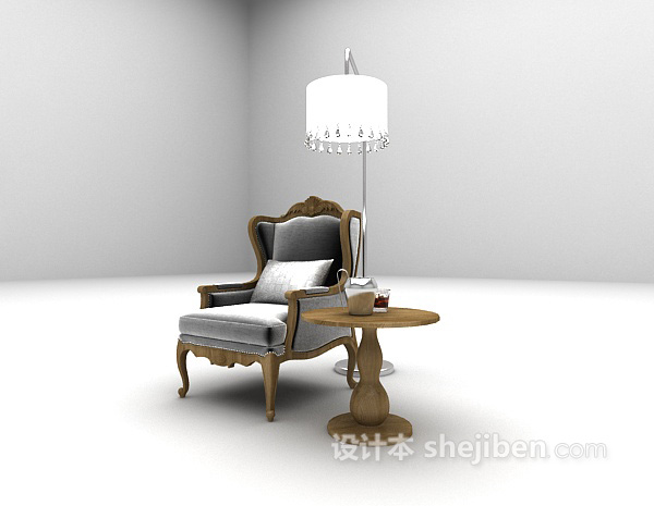 免费沙发椅3d模型下载