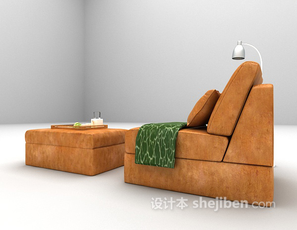 免费皮质沙发max免费3d模型下载