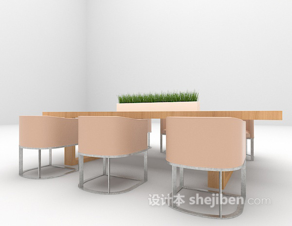 免费木质餐桌推荐3d模型下载