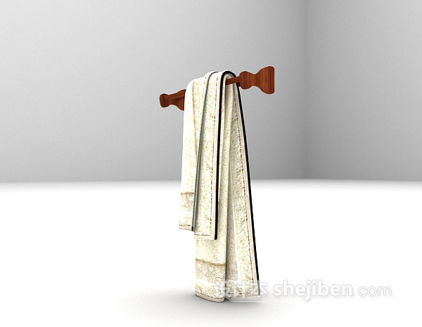 设计本毛巾3d模型下载