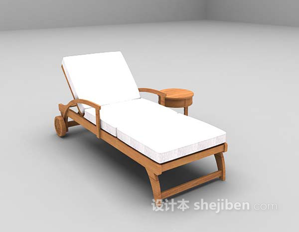 现代风格灰色休闲椅推荐3d模型下载