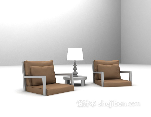 免费欧式单人沙发免费3d模型下载