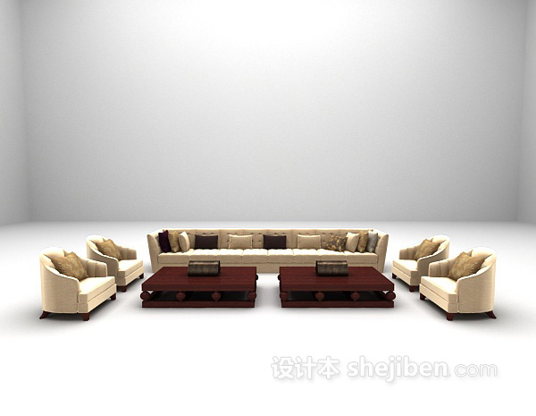 组合沙发3d模型大全
