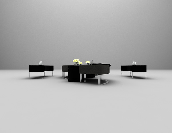 个性组合沙发3d模型下载