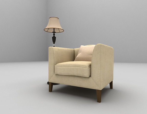 免费简约沙发3d模型下载