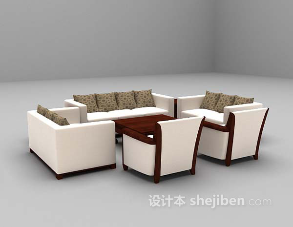 现代风格现代风格桌椅max3d模型下载