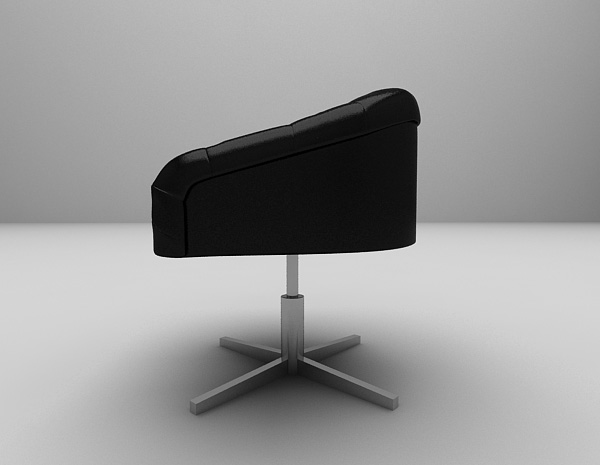 设计本皮质办公椅3d模型下载