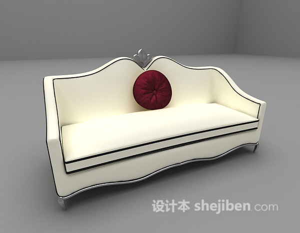 欧式风格欧式沙发欣赏3d模型下载