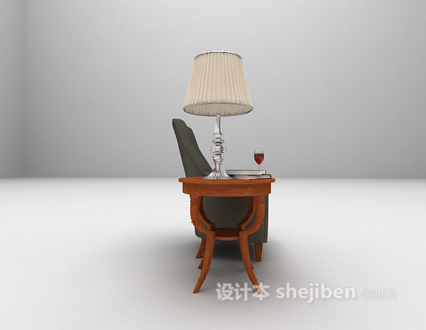 欧式风格欧式单人沙发3d模型下载