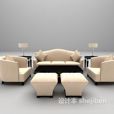 欧式组合沙发大全3d模型下载