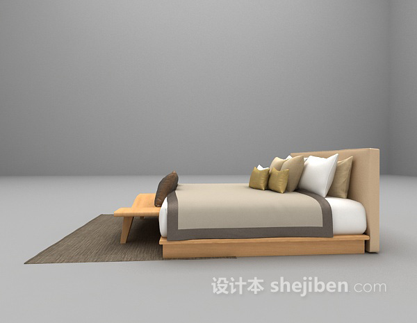 设计本矮床欣赏3d模型下载