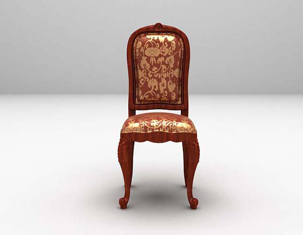 设计本棕色家居椅欣赏3d模型下载