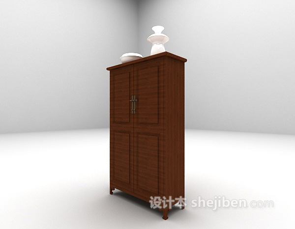 设计本衣柜储存柜3d模型下载